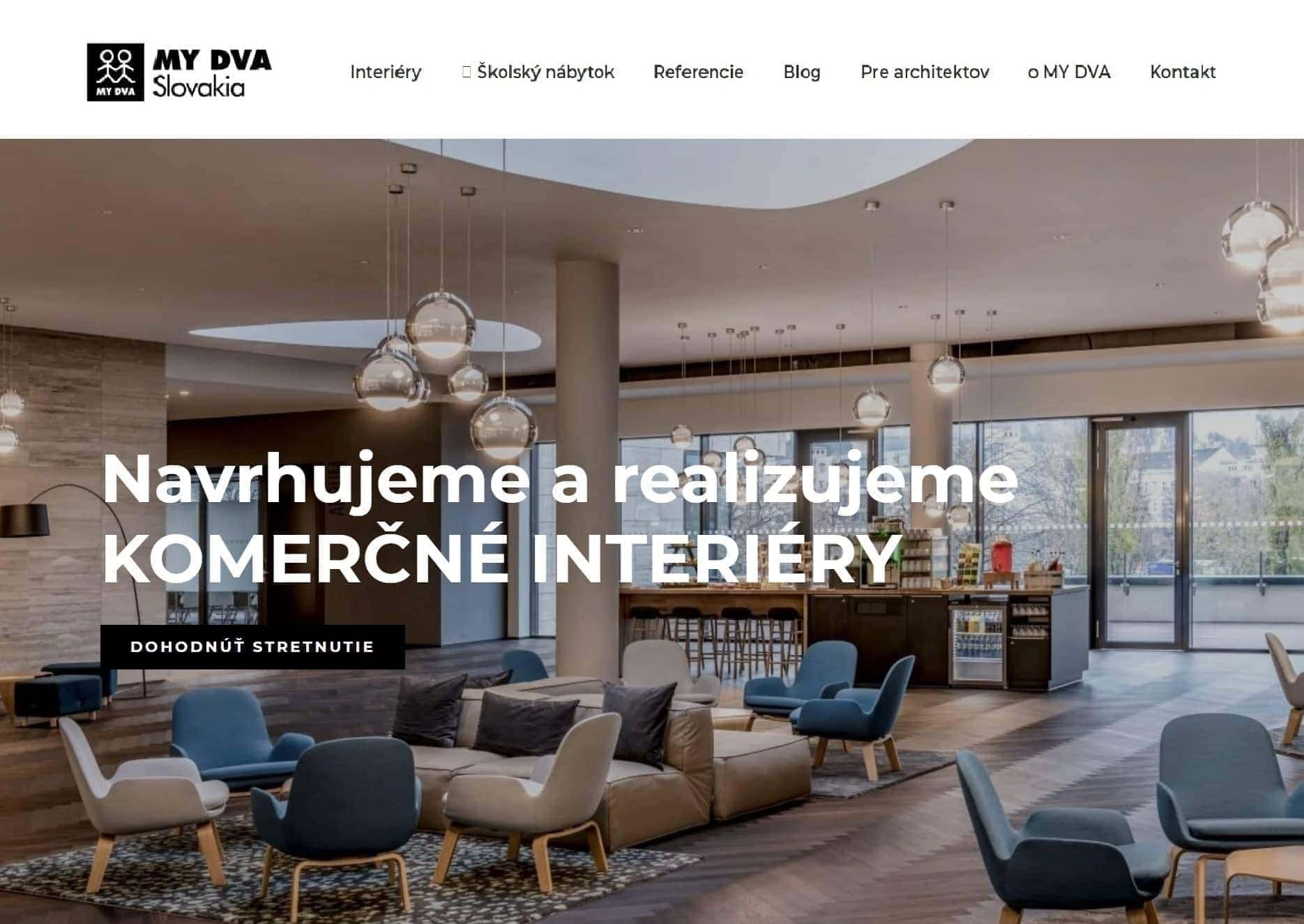 Zariaďujeme interiéry. A zďaleka nielen školské ... Titulka MY DVA 02d